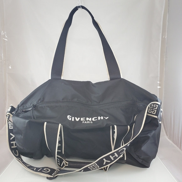 NWT$1385 Givenchy Black Gym Duffle Nylon Bag - Picture 7 of 16
